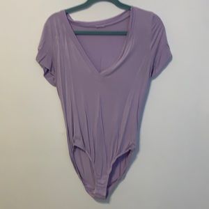 Free People Lilac Bodysuit